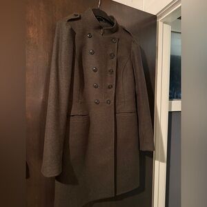 Banana Republic Green Wool Coat